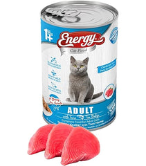 Energy Wet Food With Tuna Chunks In Gravy For Adult Cats (1+ Years) 400gm