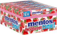 MENTOS CHEW CANDY STRAWBERRY  X24PC OTR