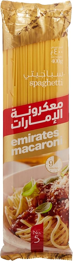 Emirates Macaroni Spaghetti Pasta No.5 400gm