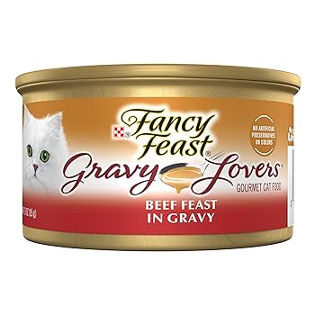 Purina Fancy Feast Gravy Lovers Wet Cat Food with Beef in Gravy 85g