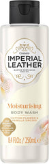 Imperial Leather Moisturizing Body Wash Cotton Flower & Vanilla Orchid Scent - Vegan