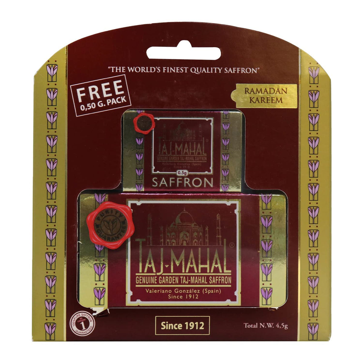 Taj Mahal Saffron (4g+0.50g Free)