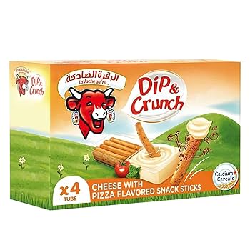 LA VACHE QUIRIT DIP&CRUNCH 4 TUBS