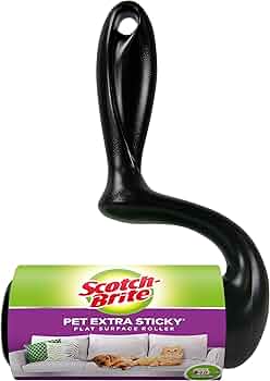 Scotch-Brite Black Extra Sticky Flat Surface Roller (48 Sheets)