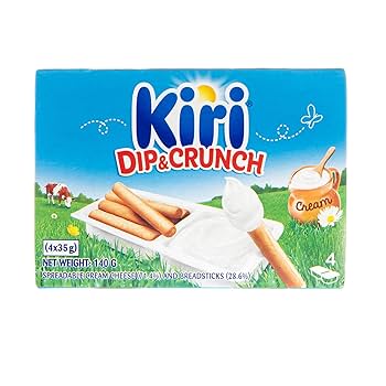 Kiri Dip & Crunch Cream Cheese with Breadsticks (4 pieces) 140g