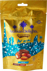 Arabian Delights Chocodate Milk Chocolate Coated Dates Filled With Almonds 90g