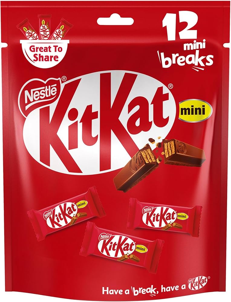 Kitkat Mini Chocolate Bars (12 Pieces) 162gm