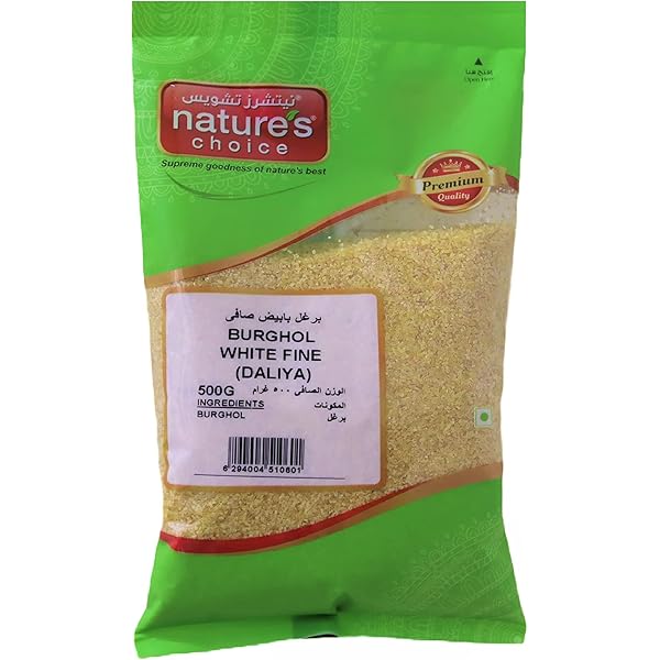 NATURE CHOICE BURGHOL WHITE FINE (DALIYA)500G