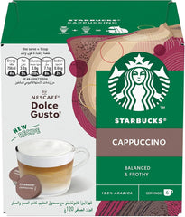 Starbucks Rich & Creamy Arabica Cappuccino Coffee Capsules