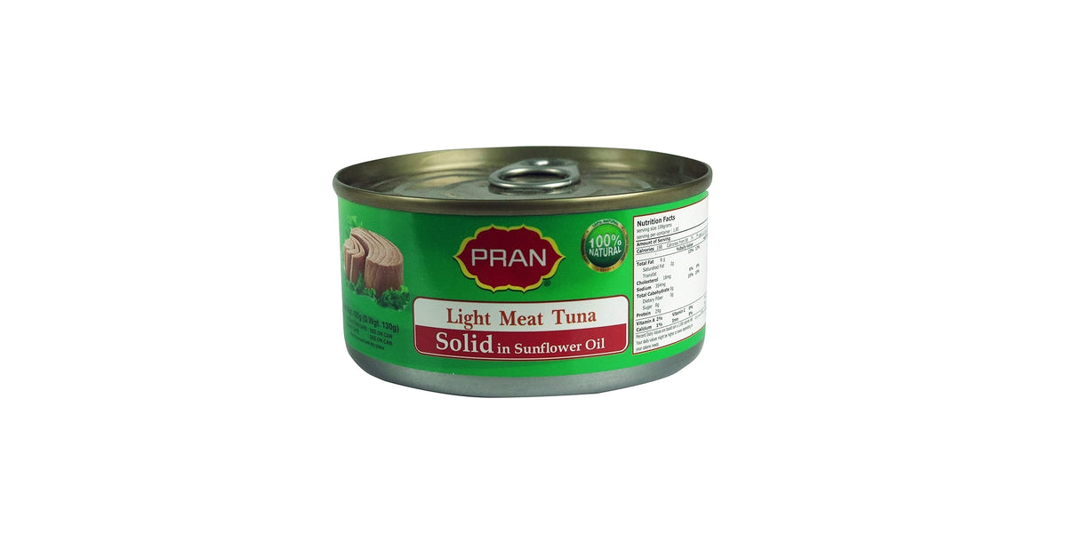 Pran Light Tuna Meat In Sunflower Oil 185gm