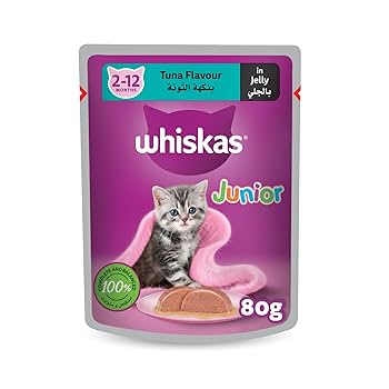 Whiskas Tuna Flavour Junior 80gm