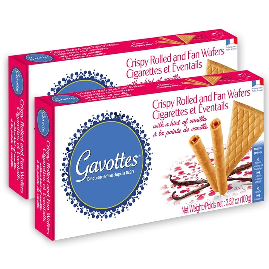La British Wafers Rolls Filled With Vanilla Cream 200gm