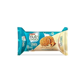Britannia Nutri Choice Oats Cookies With Almonds & Milk 75g