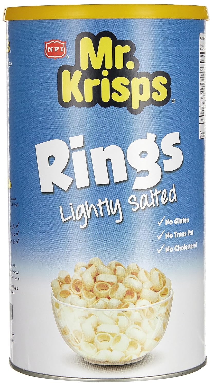 Mr. Krisps Rings Lightly Salted Potato Crunches 65gm
