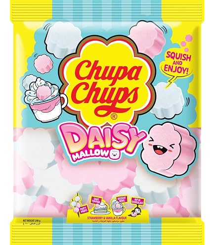 Chupa Chups Daisy Marshmallows Vanilla Flavor 13gm