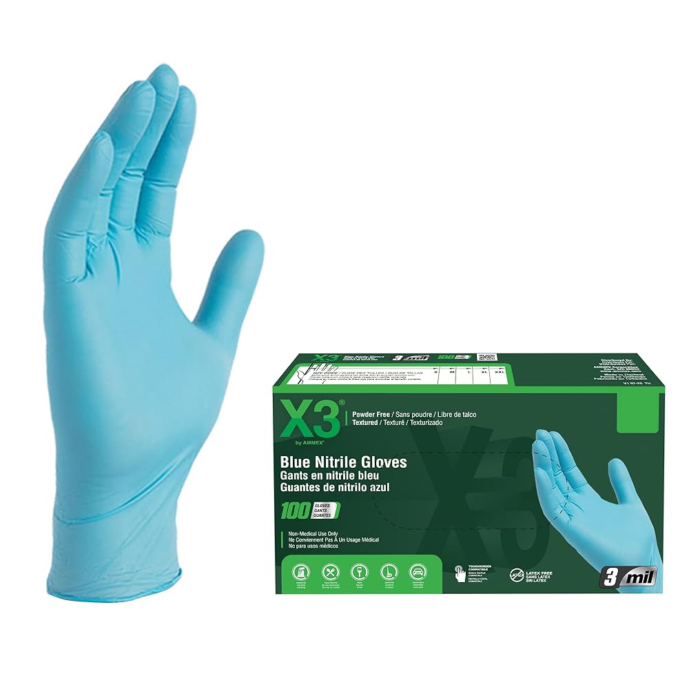 Falcon Small Ambidextrous Vinyl Examination Gloves 100Per Pack