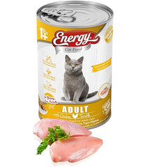 Energy Wet Food With Beef Chunks For Adult Cats (1+ Years) 400gm