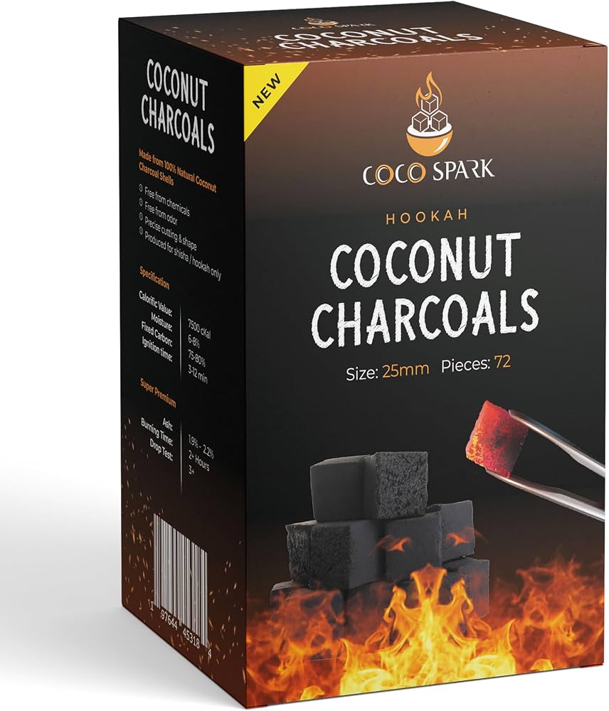 Coco Signature Coconut Shell Charcoal 72Per Pack