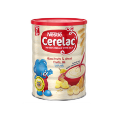 Cerelac Infant Cereal With Milk, Wheat & Fruits (6+ Months) 1kg