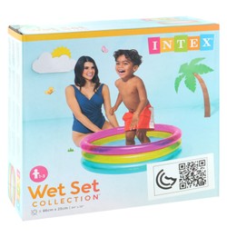 Intex Multicolored Inflatable Pool (86Cmx25cm) (1-3 Years)