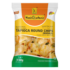 Kozhikoden's Round Masala Tapioca Chips 150gm