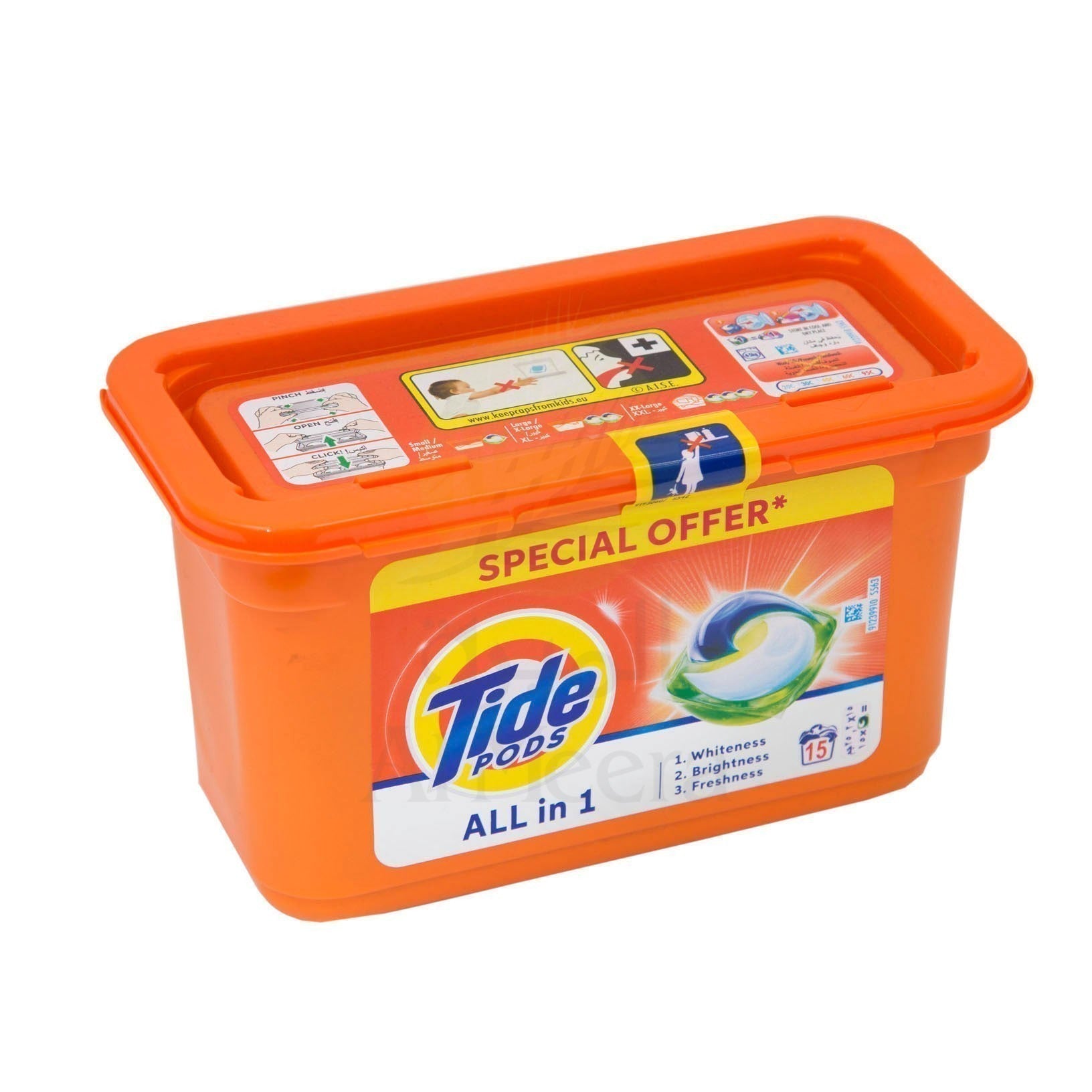 TIDE ALL IN ONE LAUNDRY DETERGENT PODS 378g
