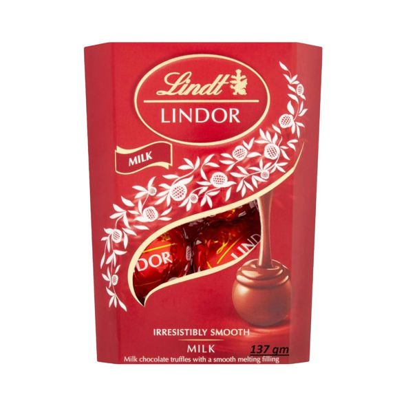 Lindt Lindor Milk Chocolate Truffles 137GM