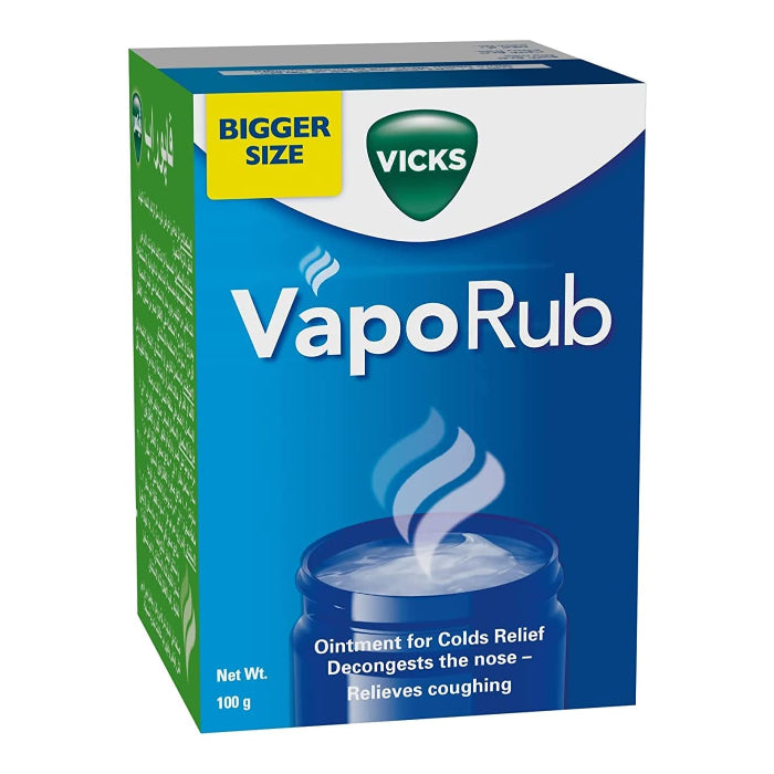 Vicks VapoRub Ointment for Nasal Congestion & Cough 100g