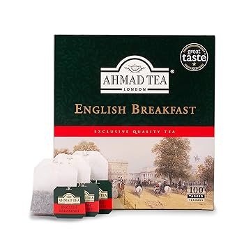 Ahmad Tea English Breakfast Tea Bags 100 Per Pack