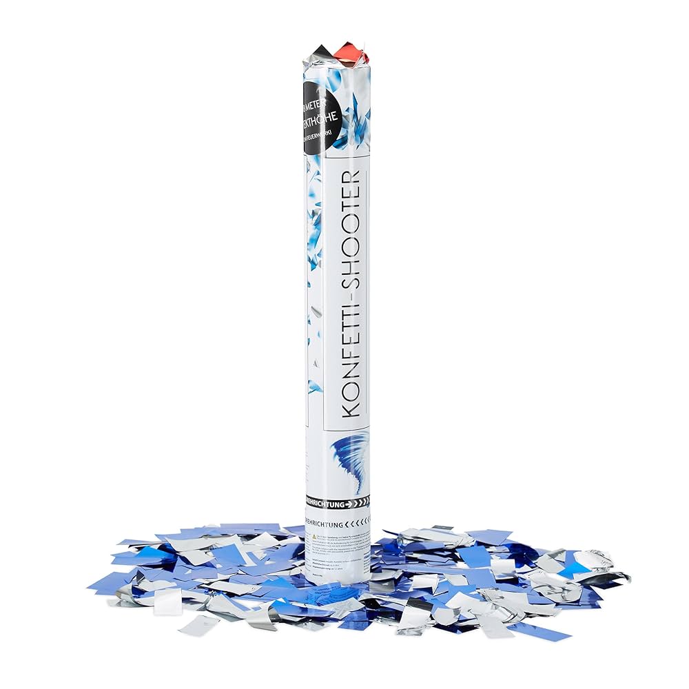 Blue & Silver Party Popper