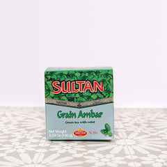 SULTAN GRAIN AMBAR GREEN TEA WITH MINT 150gm