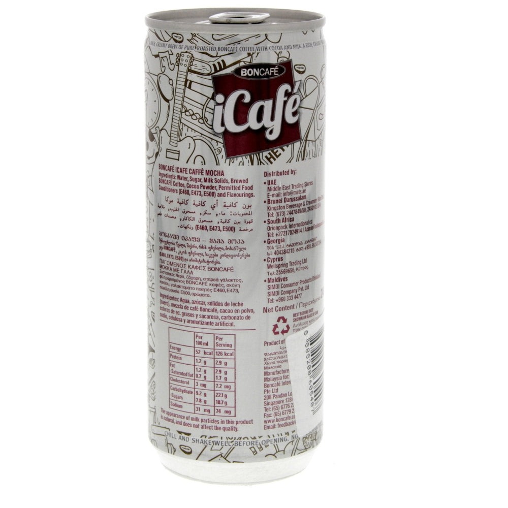 Boncafe Low Fat Caffe Mocha 240 ml