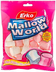 Erko Mallow Plus Pink&white Marshmallows 150gm
