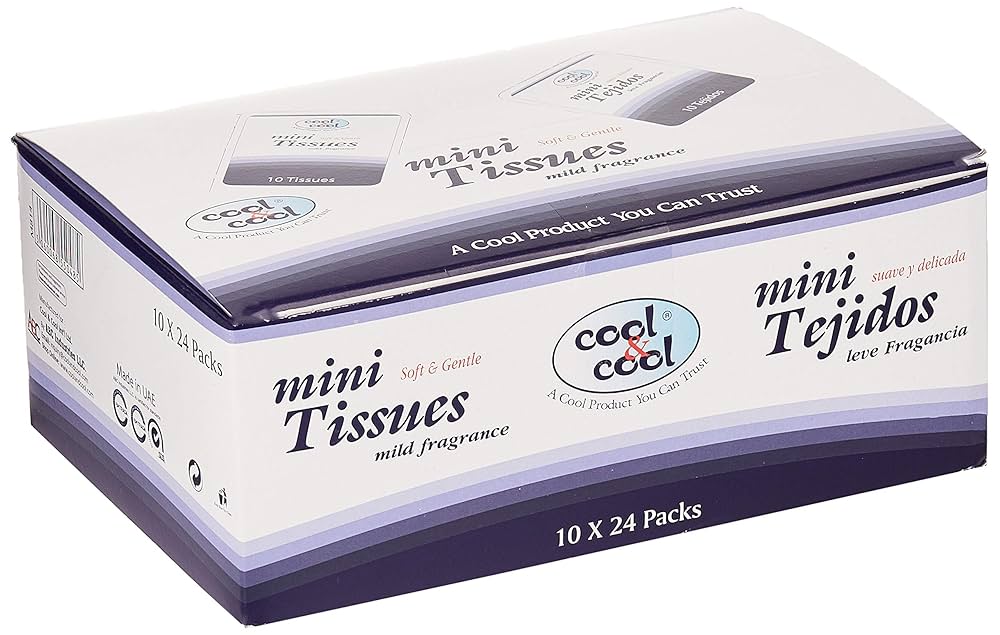 Cool & Cool Pocket Tissues Mild Fragrance 10 Tissues