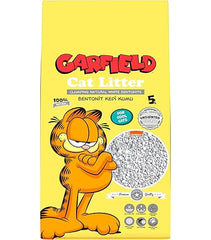 Garfield White Bentonite Clumping Cat Litter Unscented 5kg