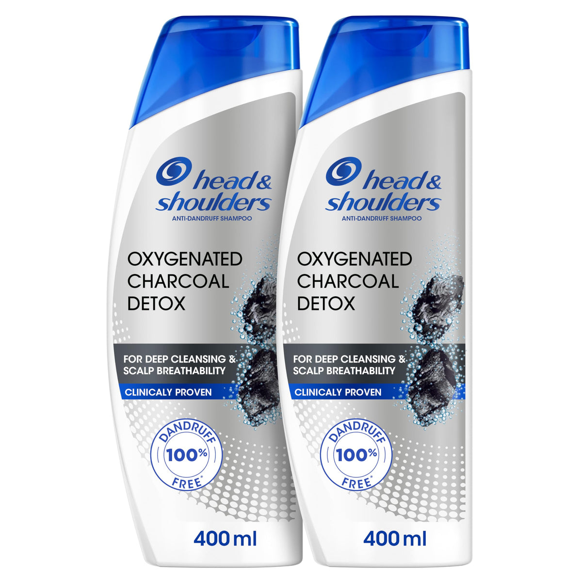 Head & Shoulders Oxygenated Charcoal Detox Anti-Dandruff Shampoo (Special Offer)X2 PC