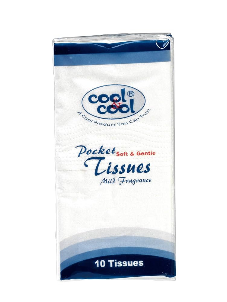 Cool & Cool Pocket Tissues Mild Fragrance 10 Tissues x10