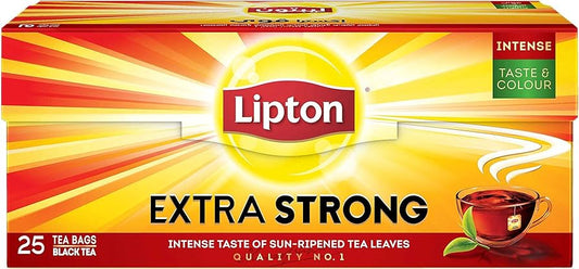 Lipton Extra Strong Black Tea Bags 25Per Pack