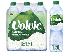 VOLVIC NATURAL WATER 1.5 LTR X6