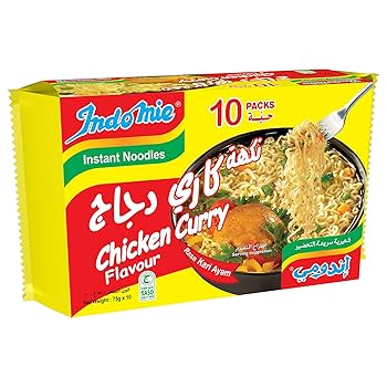 INDOMIE CHCIKEN CURRY 10X75G