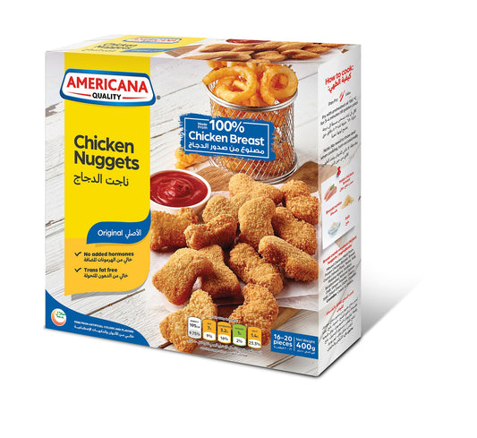 Americana Original Frozen Chicken Nuggets (16-20 Pieces) - 400gm