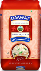 DAAWAT WHITE INDIAN BASMATI RICE 2KG