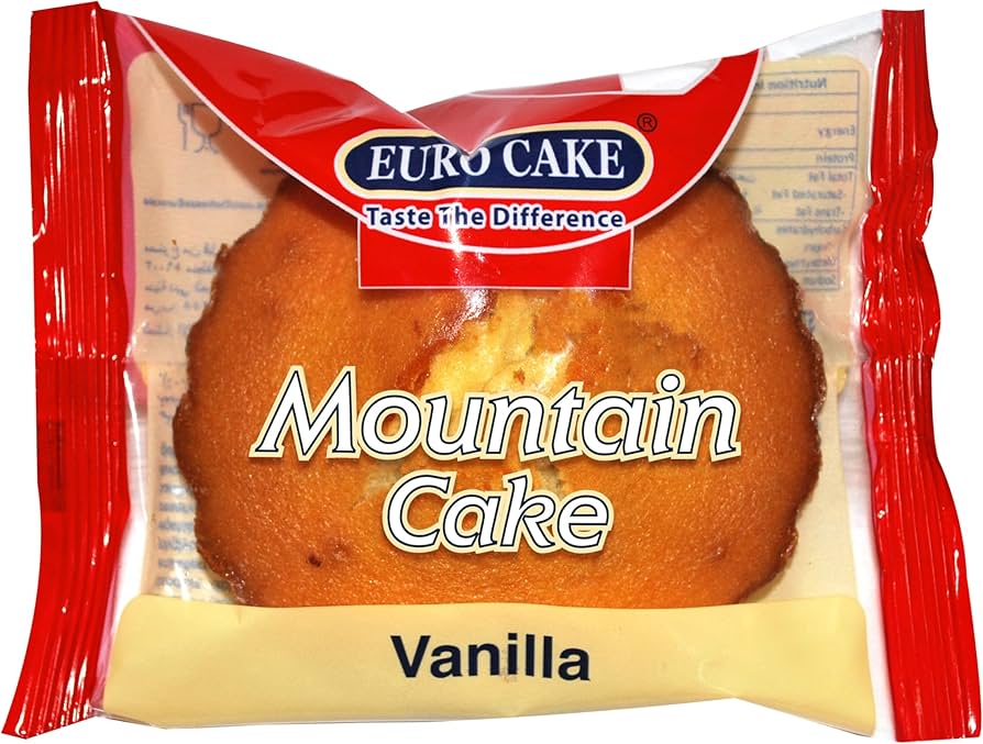 Eurocake Mountain Cake Vanilla 60gm