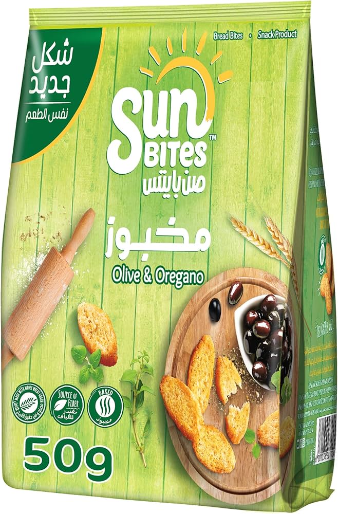 SUNBITES BREAD BITES OLIVE &OREGANO 50G