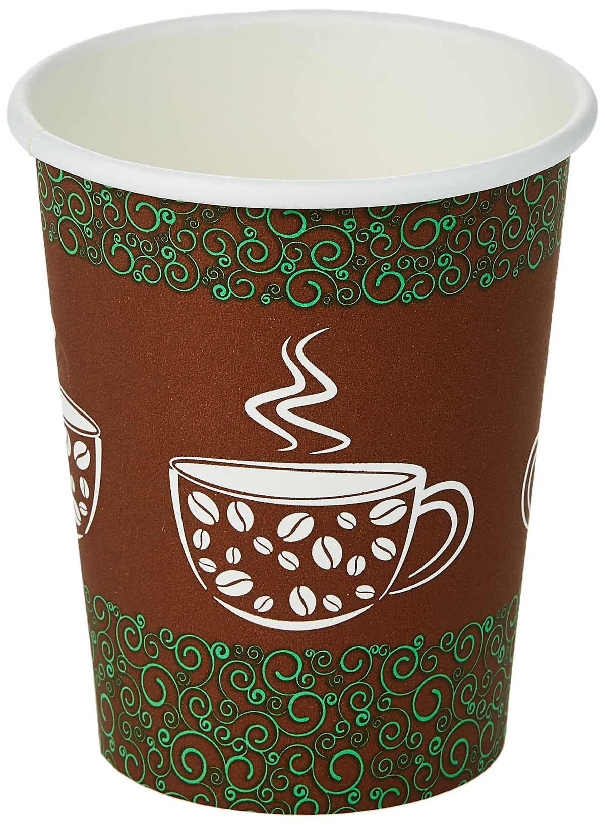 Sanita Brown Printed 9oz Disposable Paper Cups (Special Offer)