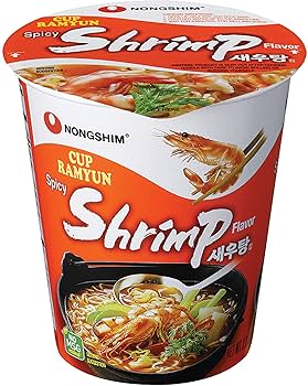 Nongshim Spicy Cup Noodles Soup Shrimp Flavor 67 Gm