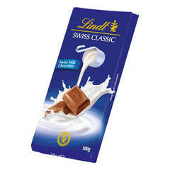 Lindt Swiss Classic Milk Choc 100gm