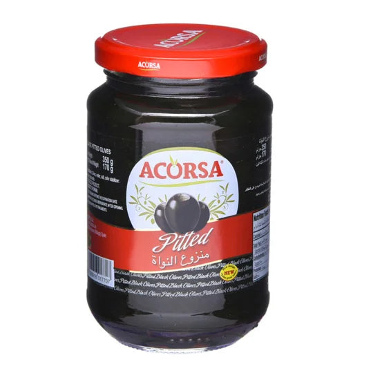 ACROSA PITTED BLACK OLIVES 170GM