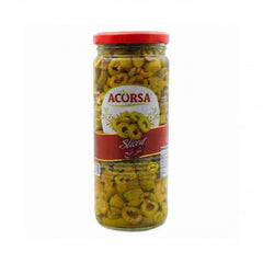 ACORSA GREEN SLICED OILIVES 230GM