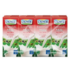 Lacnor UHT Milk Ff 180Mlx8 Pc Otr